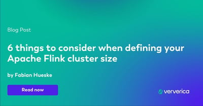  6 things to consider when defining your Apache Flink cluster size