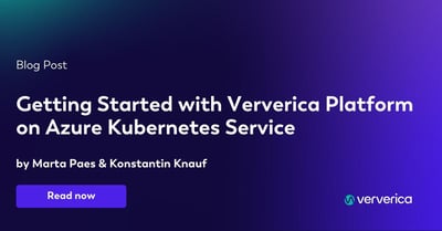  Getting Started with Ververica Platform on Azure Kubernetes Service