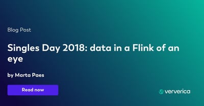  Singles Day 2018: data in a Flink of an eye