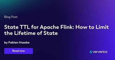  State TTL for Apache Flink: How to Limit the Lifetime of State