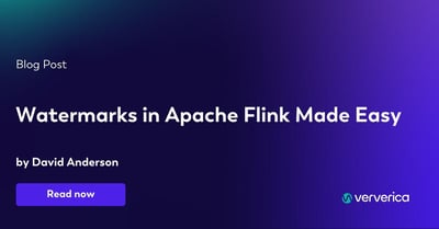  Watermarks in Apache Flink Made Easy