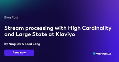  Stream processing with High Cardinality and Large State at Klaviyo