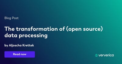  The transformation of (open source) data processing