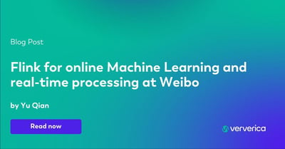  Flink for online Machine Learning and real-time processing at Weibo