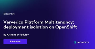  Ververica Platform Multitenancy: deployment isolation on OpenShift