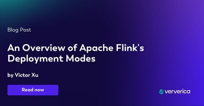  An Overview of Apache Flink's Deployment Modes