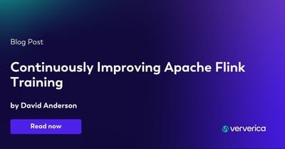  Continuously Improving Apache Flink Training