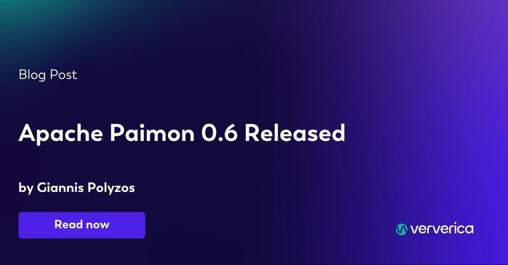 Apache Paimon 0.6 Released