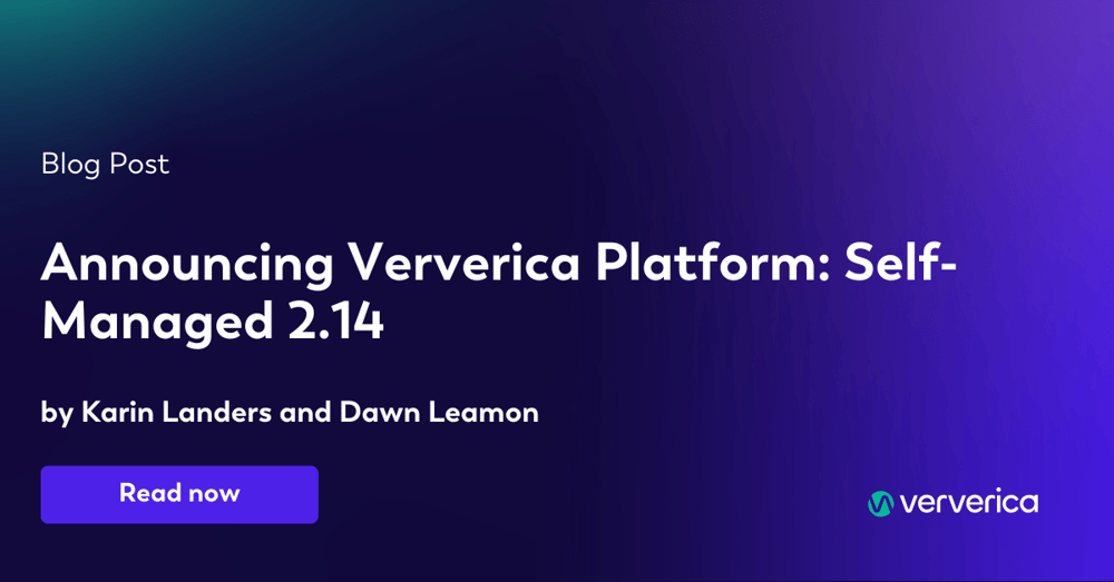 Announcing Ververica Platform: Self-Managed 2.14