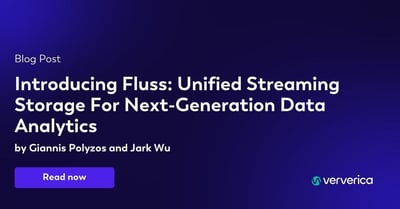  Introducing Fluss: Unified Streaming Storage For Next-Generation Data Analytics