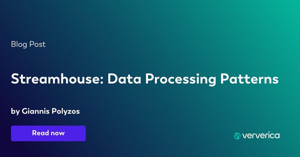 Streamhouse: Data Processing Patterns