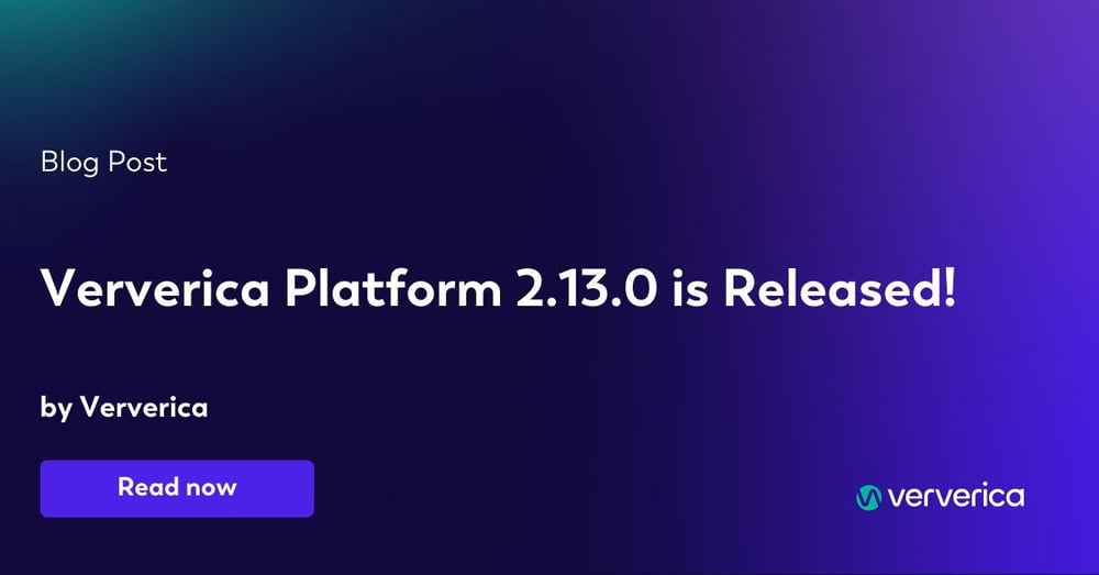 Ververica Platform 2.13.0 is Released!