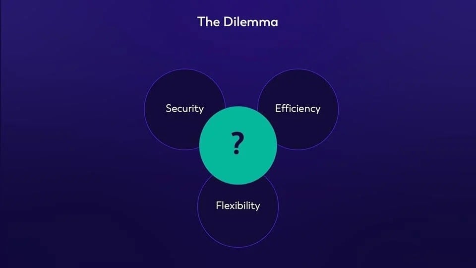 Finding the balance between security, efficiency and flexibility